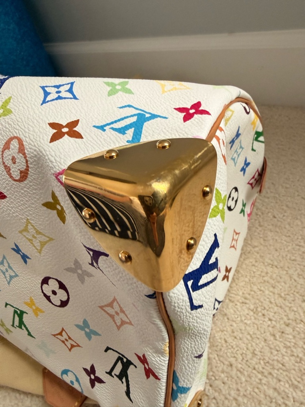 AUTH Limited Edition Louis Vuitton Multicolor Murakami Speedy - Picture 7 of 16